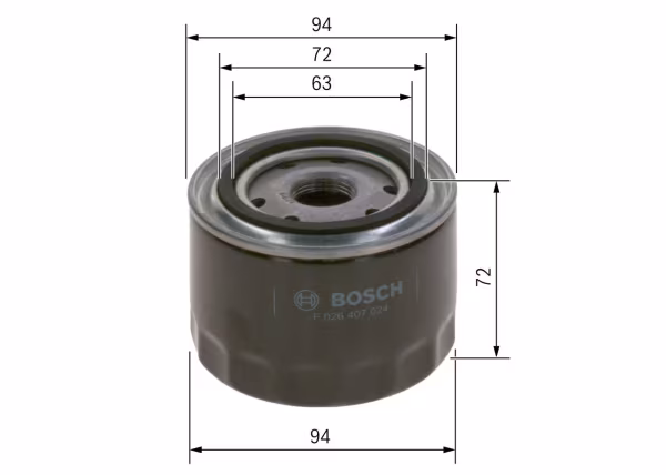BOSCH Filtro olio