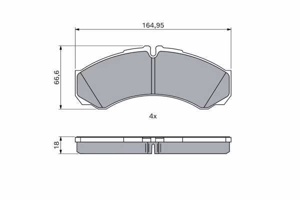 BOSCH Kit pastiglie freno, Freno a disco