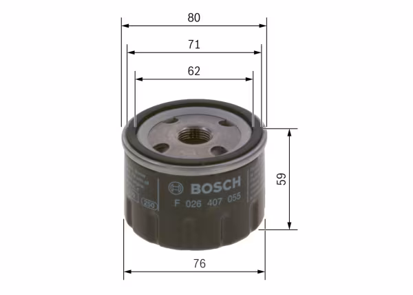 BOSCH Filtro olio