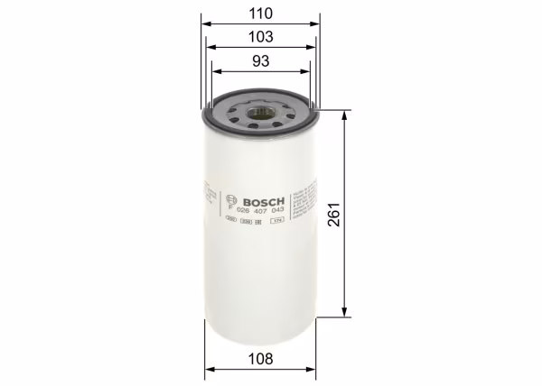BOSCH Filtro olio