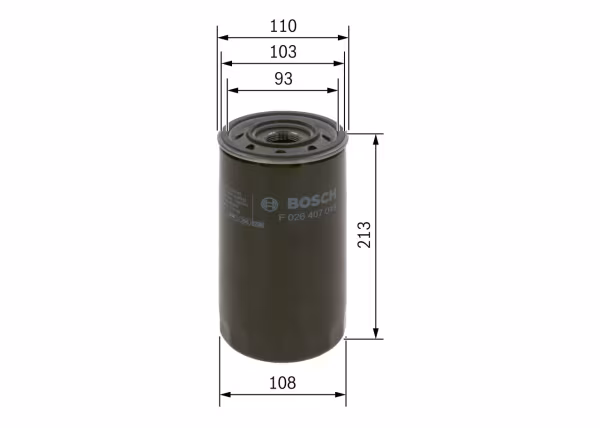 BOSCH Filtro olio