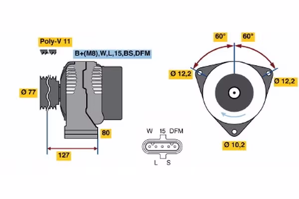 BOSCH Alternatore