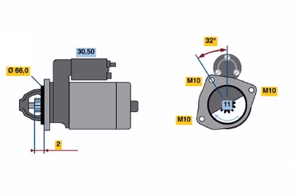 BOSCH Motorino d\'avviamento