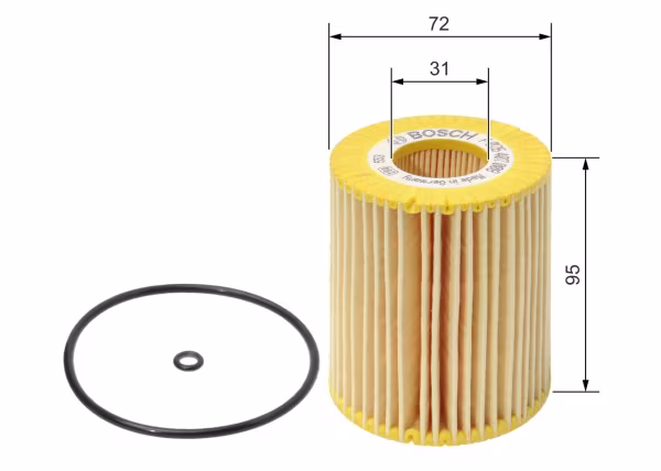 BOSCH Filtro olio