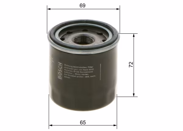 BOSCH Filtro olio