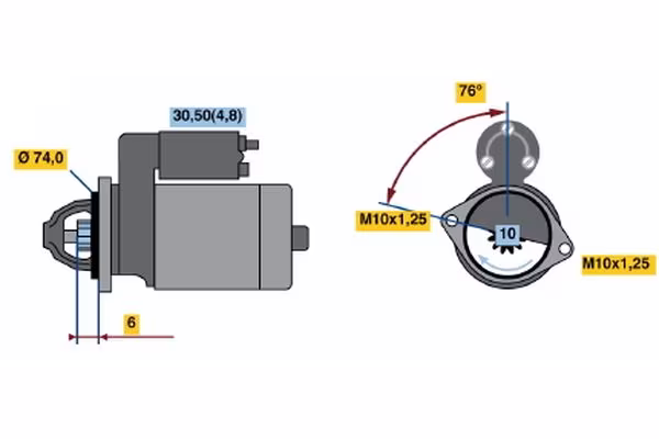 BOSCH Motorino d\'avviamento