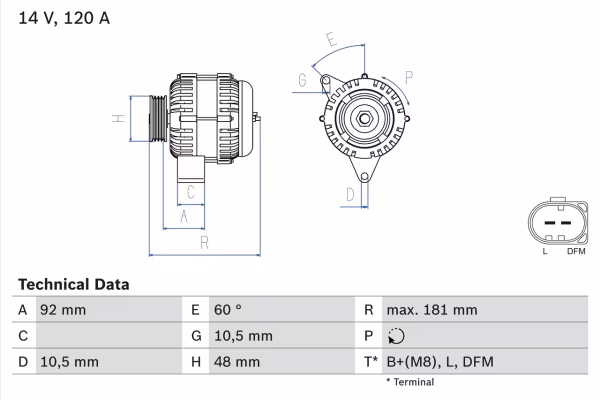 BOSCH Alternatore