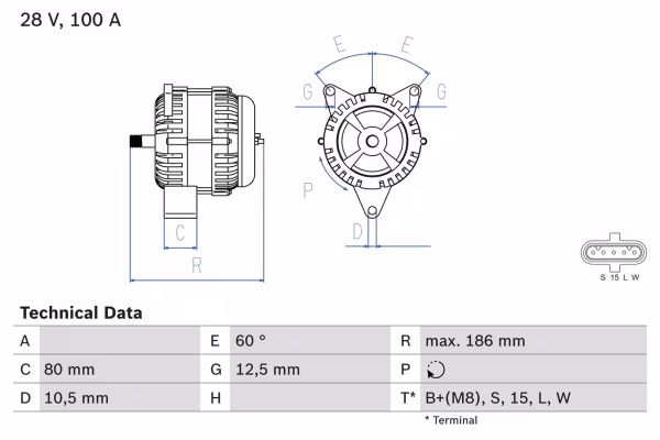 BOSCH Alternatore