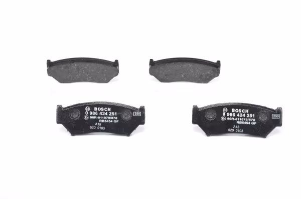 BOSCH Kit pastiglie freno, Freno a disco