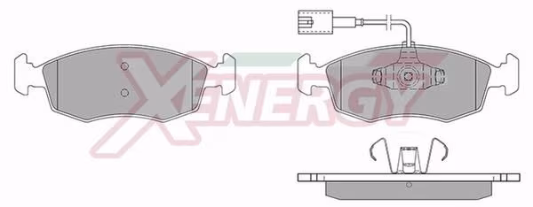 AP XENERGY Kit pastiglie freno, Freno a disco