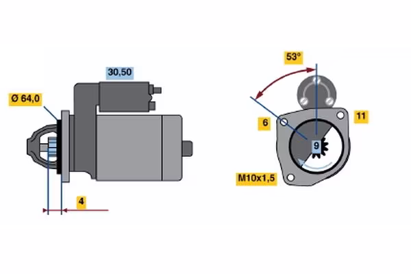 BOSCH Motorino d\'avviamento