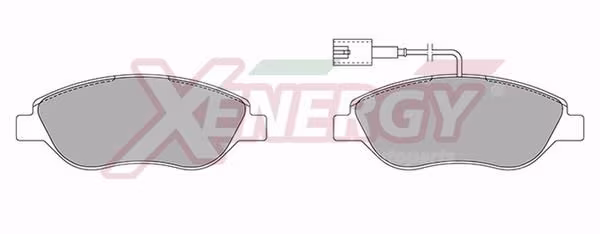 AP XENERGY Kit pastiglie freno, Freno a disco