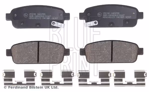 BLUE PRINT Kit pastiglie freno, Freno a disco