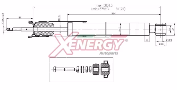 AP XENERGY Ammortizzatore