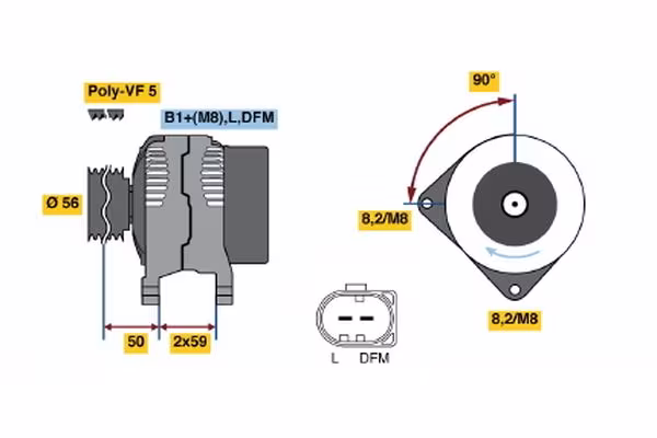 BOSCH Alternatore