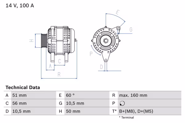 BOSCH Alternatore