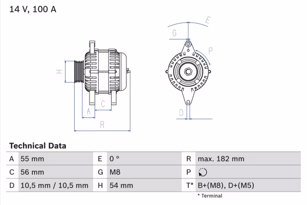 BOSCH Alternatore