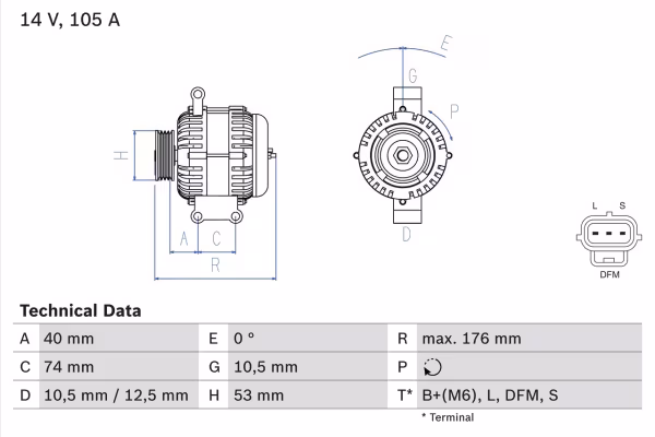 BOSCH Alternatore