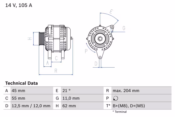 BOSCH Alternatore