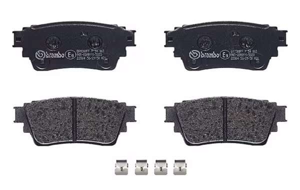 BREMBO Kit pastiglie freno, Freno a disco