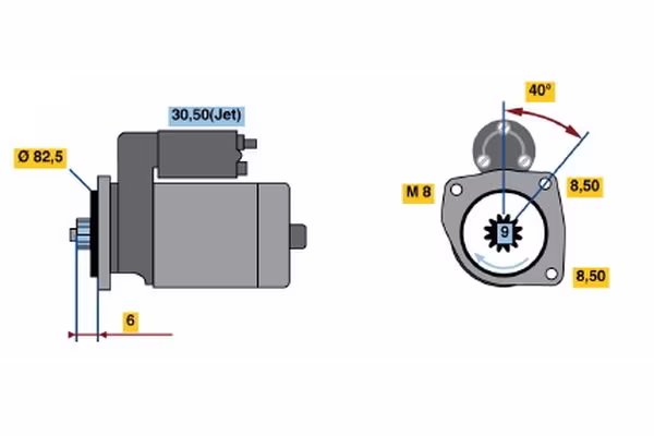 BOSCH Motorino d\'avviamento