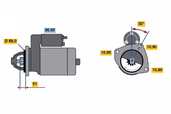 BOSCH Motorino d\'avviamento