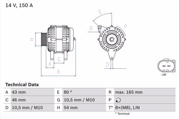 BOSCH Alternatore
