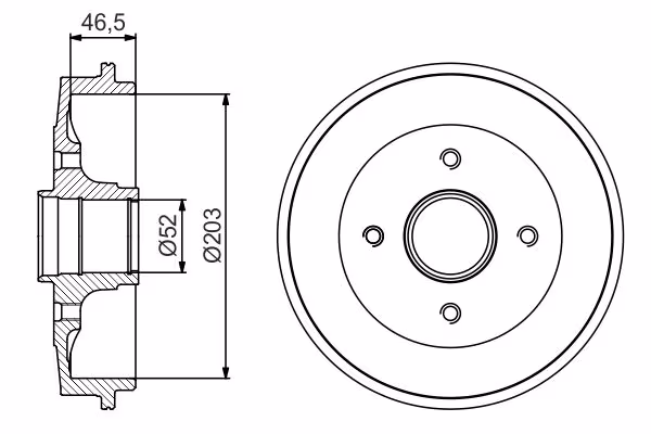 BOSCH Tamburo freno