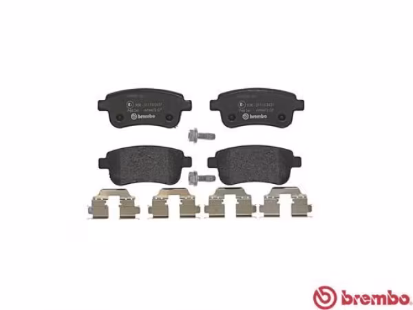 BREMBO Kit pastiglie freno, Freno a disco