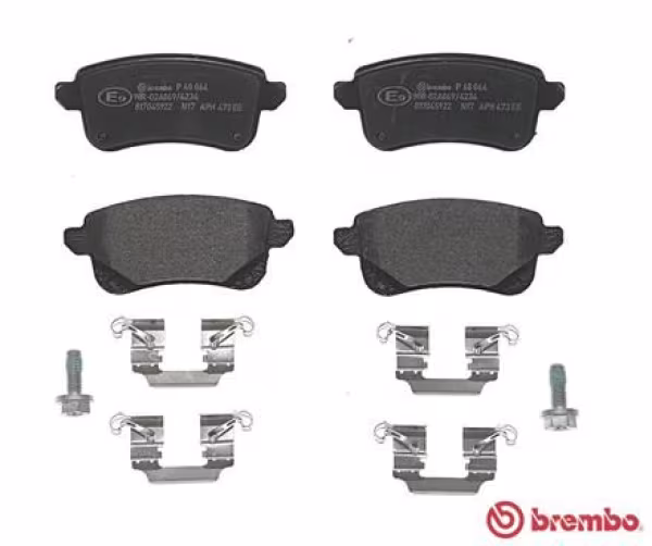 BREMBO Kit pastiglie freno, Freno a disco