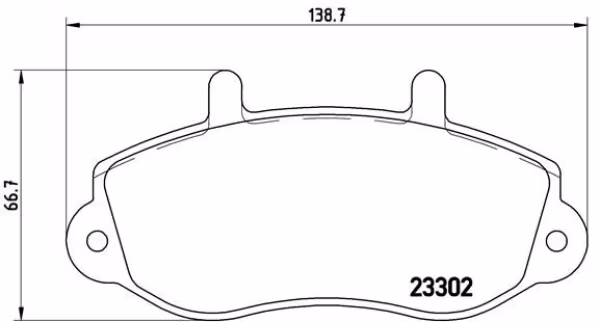 BREMBO Kit pastiglie freno, Freno a disco