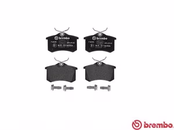 BREMBO Kit pastiglie freno, Freno a disco