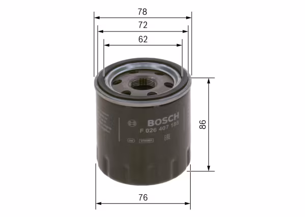 BOSCH Filtro olio