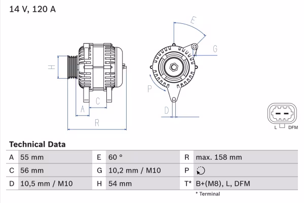 BOSCH Alternatore