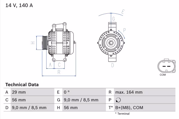 BOSCH Alternatore