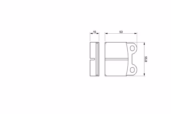 BOSCH Kit pastiglie freno, Freno a disco