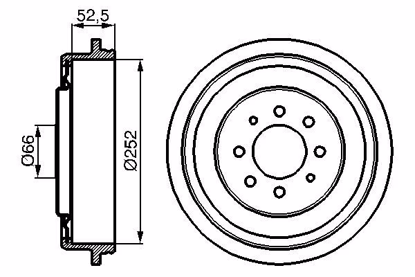 BOSCH Tamburo freno