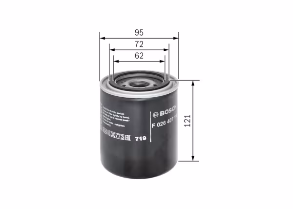 BOSCH Filtro olio