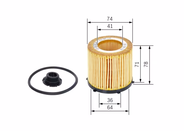 BOSCH Filtro olio