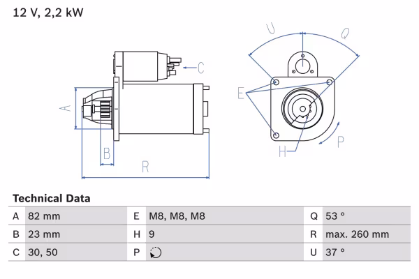 BOSCH Motorino d\'avviamento