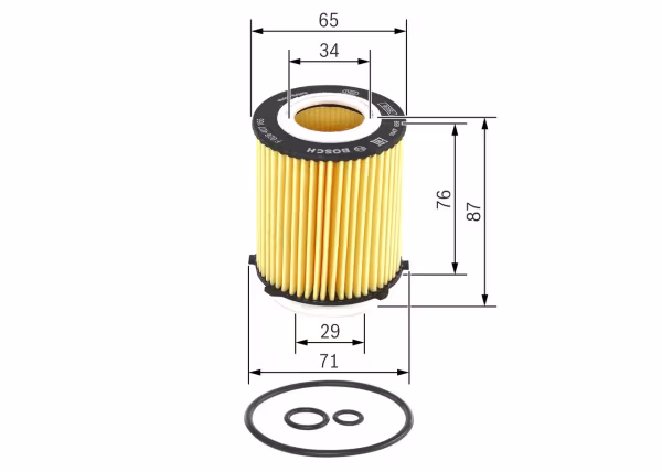 BOSCH Filtro olio