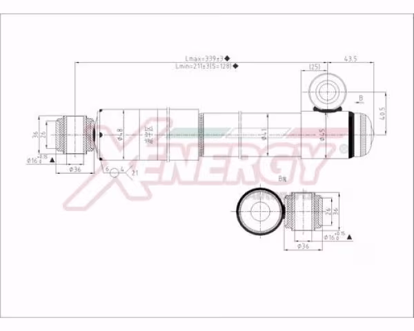 AP XENERGY Ammortizzatore