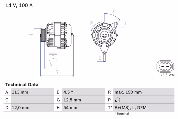 BOSCH Alternatore