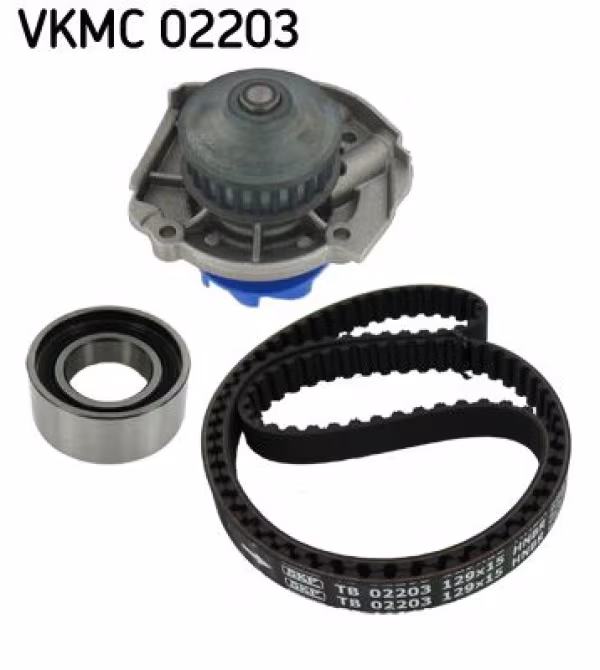 SKF Pompa acqua + Kit cinghie dentate