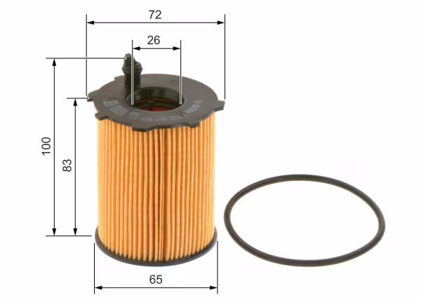 BOSCH Filtro olio