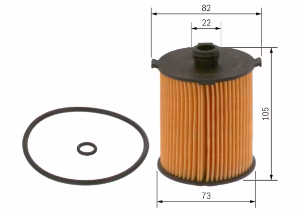 BOSCH Filtro olio