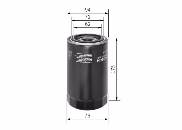 BOSCH Filtro olio