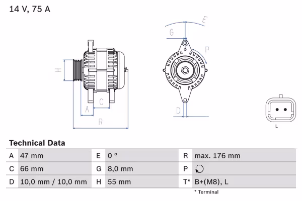 BOSCH Alternatore