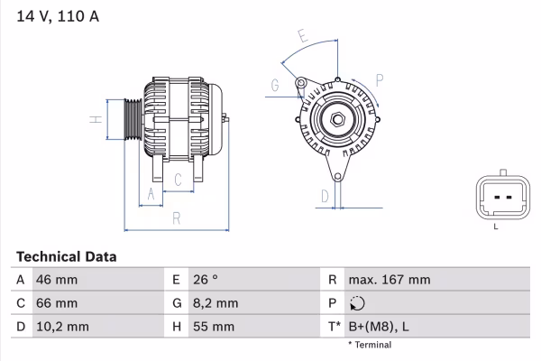 BOSCH Alternatore