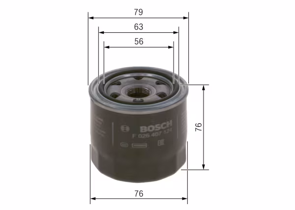 BOSCH Filtro olio
